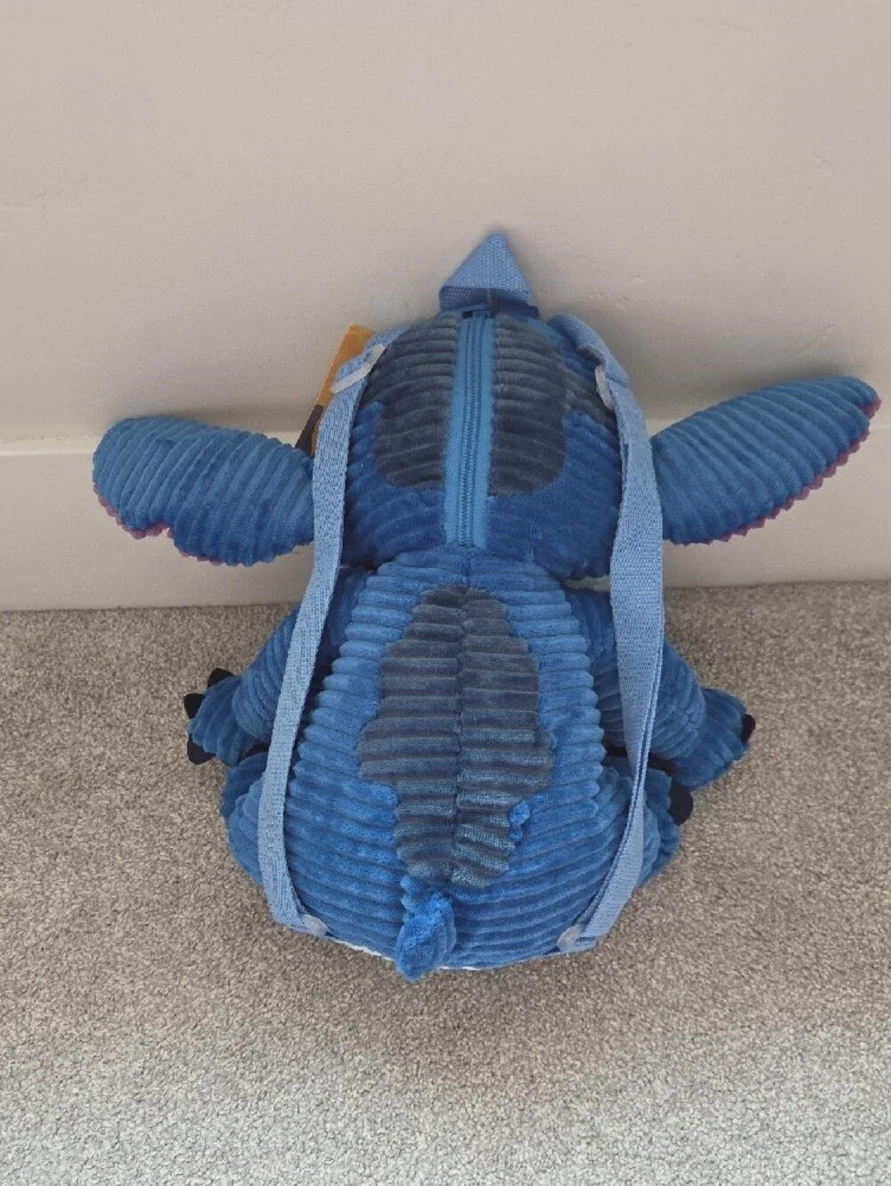 Disney Lilo and Stitch Kids Corduroy Plush Backpack
